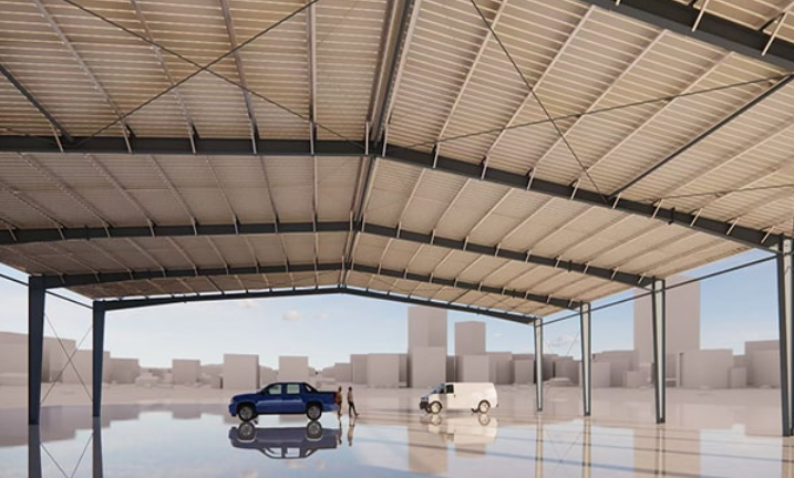 Steel Frame Workshop: Durable, Modular, and Flexible Industrial Space