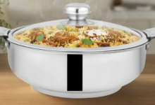 Large Capacity TITUM Cooking Pot with Secure Lid Design